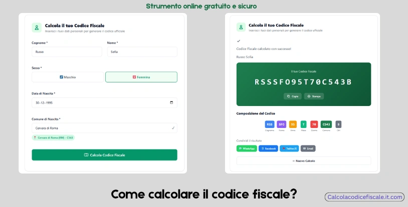Come calcolare il tuo codice fiscale: passaggi semplici con uno strumento online
